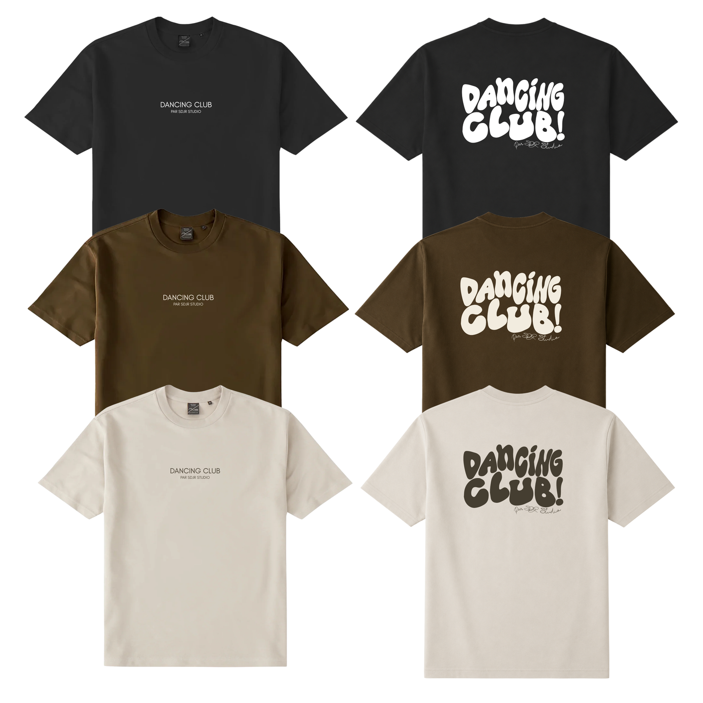 T-shirt adulte Dancing club par SDJR