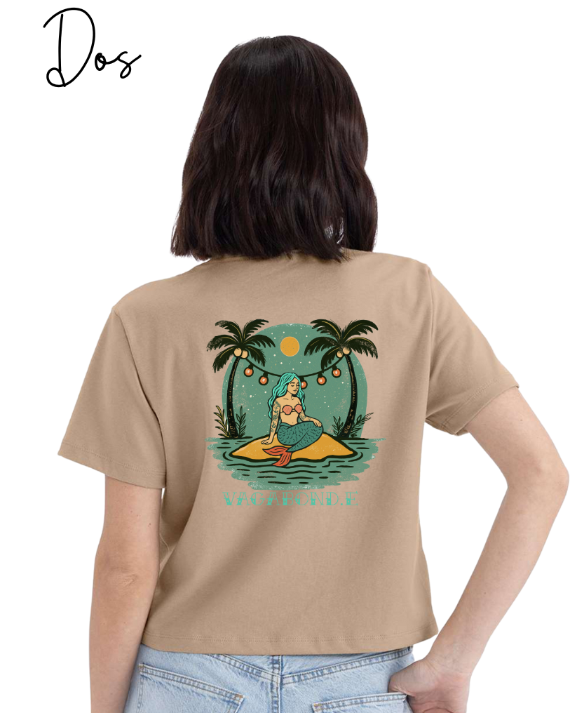 T-shirt crop top "Aloha" - Vagabond.e