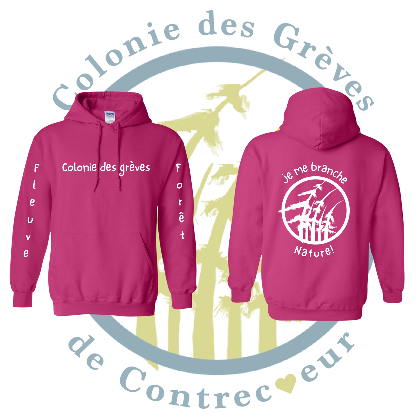 Hoodie à capuche junior - Colonie des Grèves de Contrecoeur