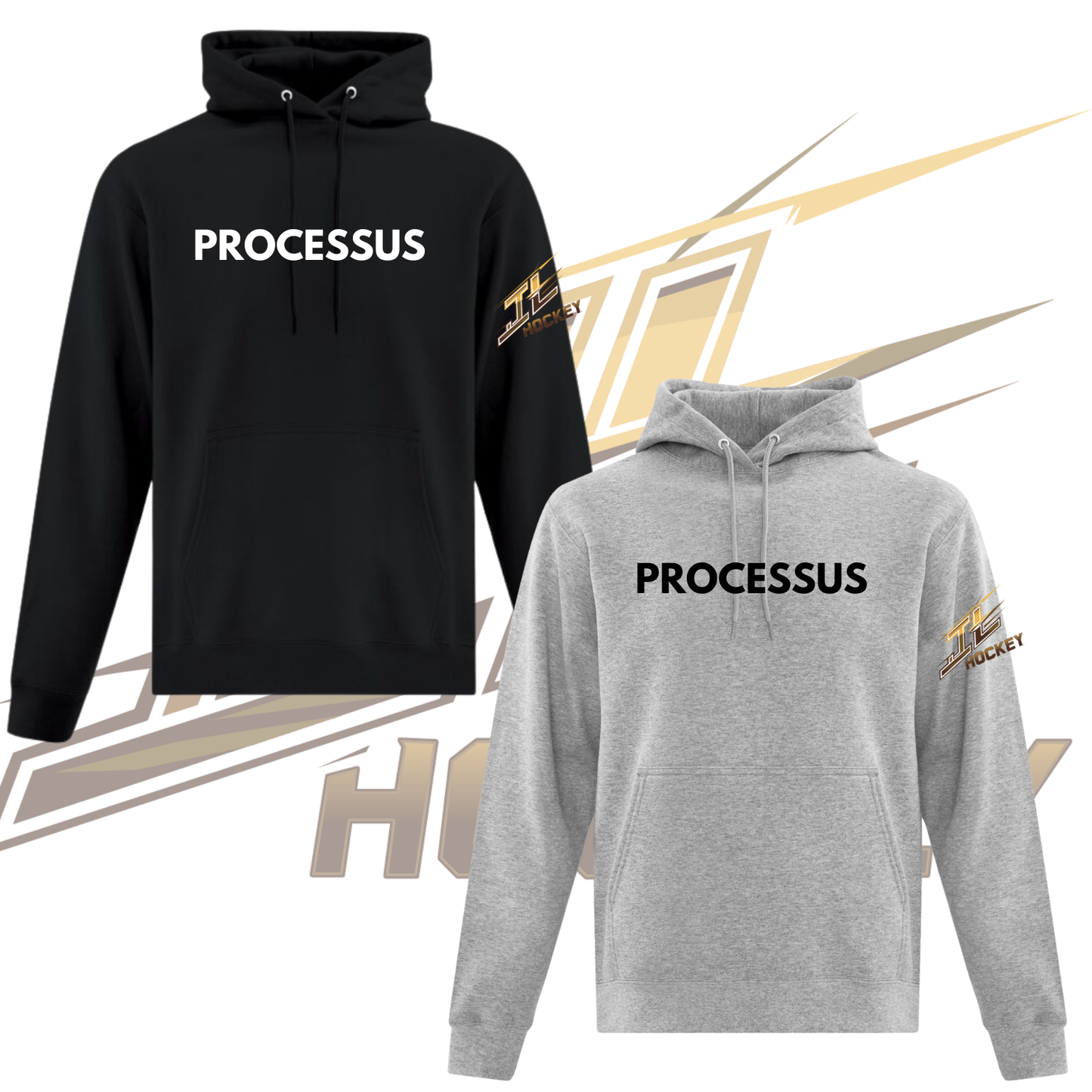 Chandail à capuchon - JL Hockey