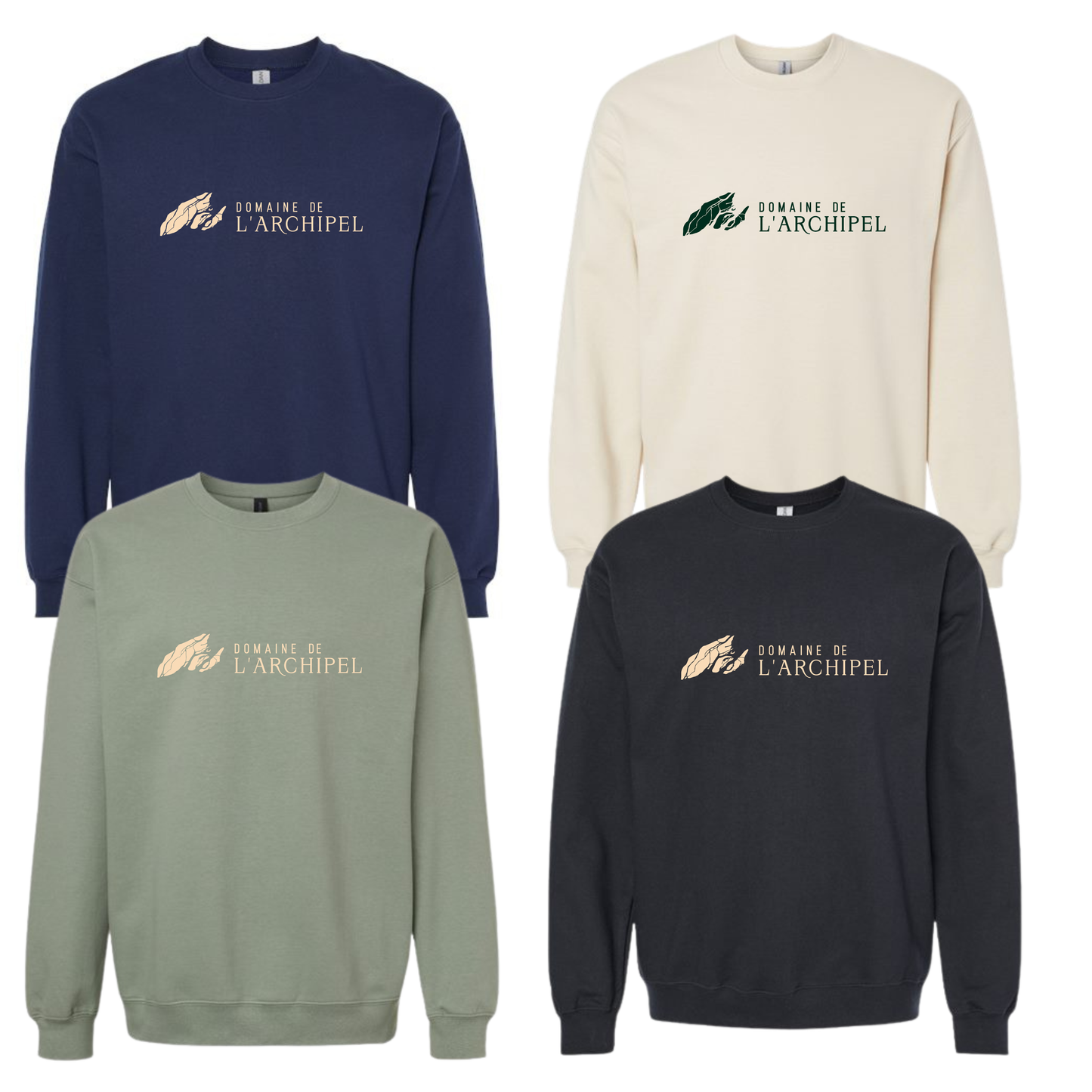 Crewneck unisexe - Domaine de l'Archipel
