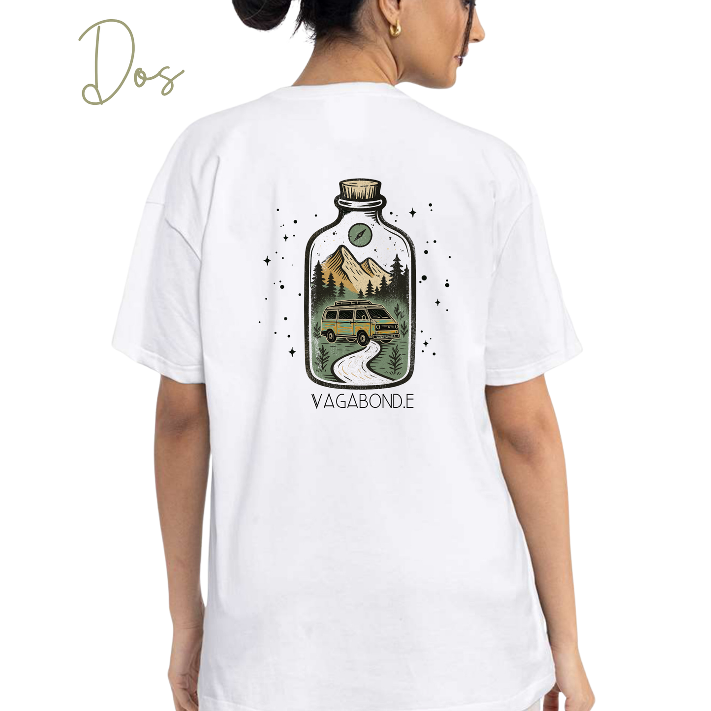 T-shirt "Perdu mais heureux" - Vagabond.e