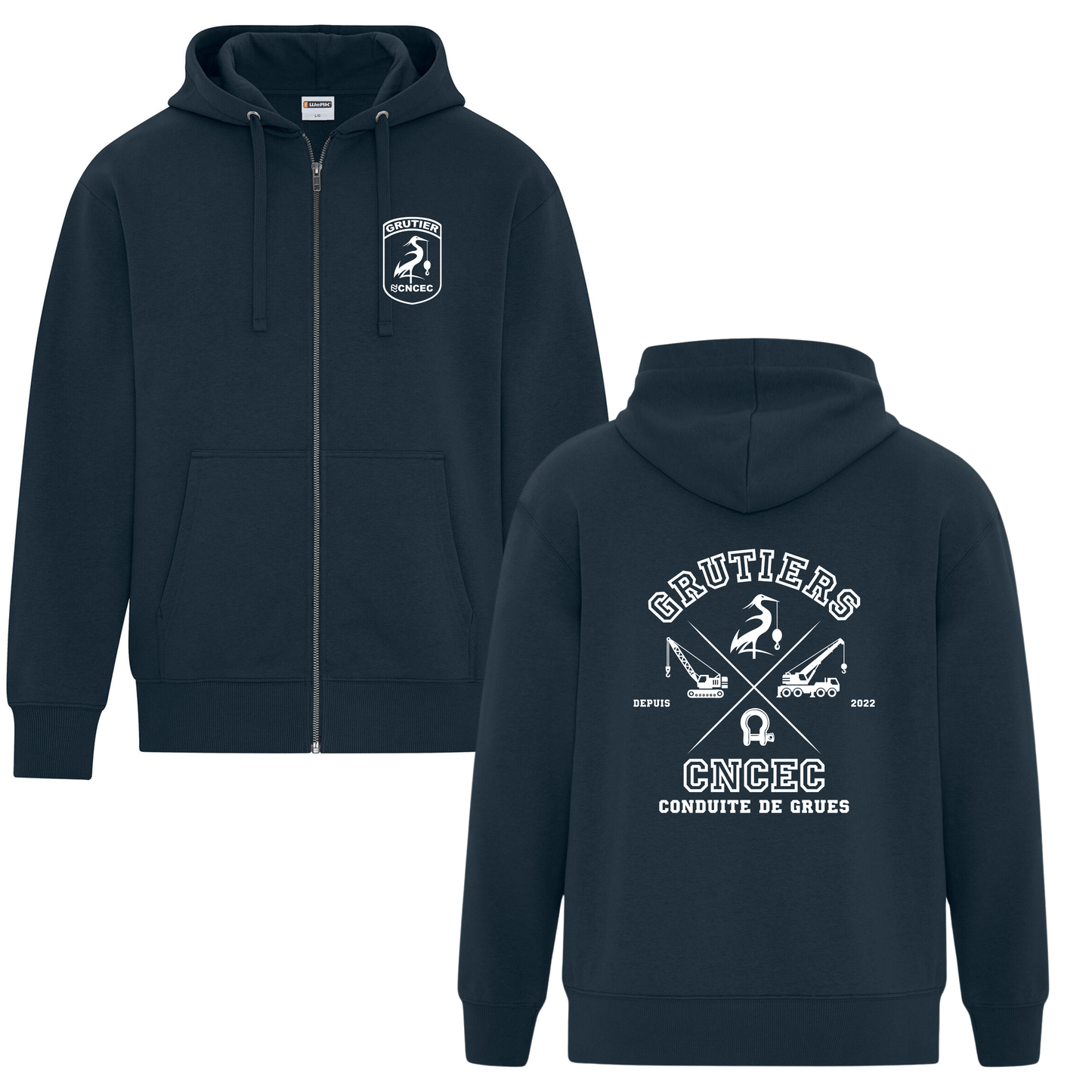 Veste à zip WORKWEAR - CNCEC