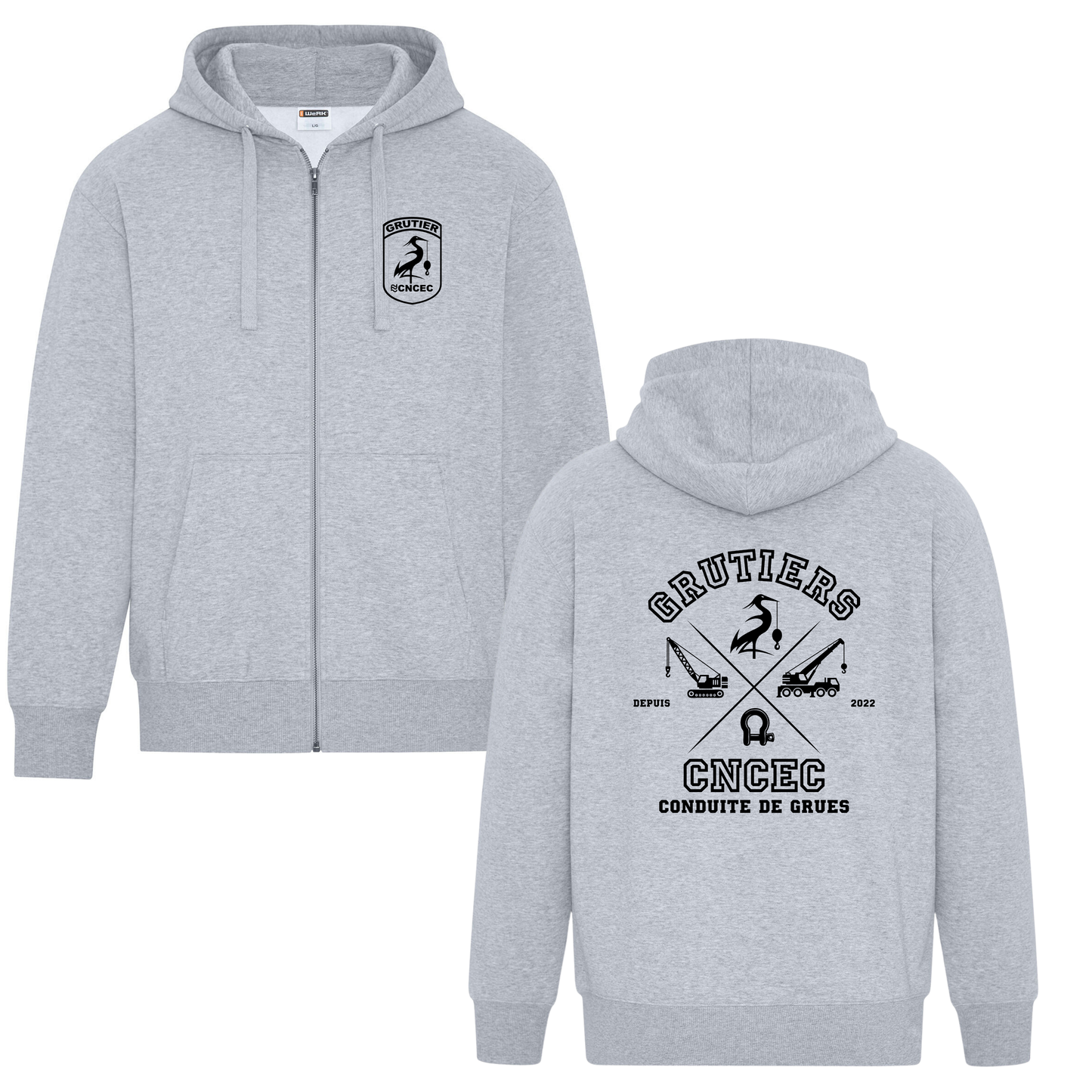 Veste à zip WORKWEAR - CNCEC