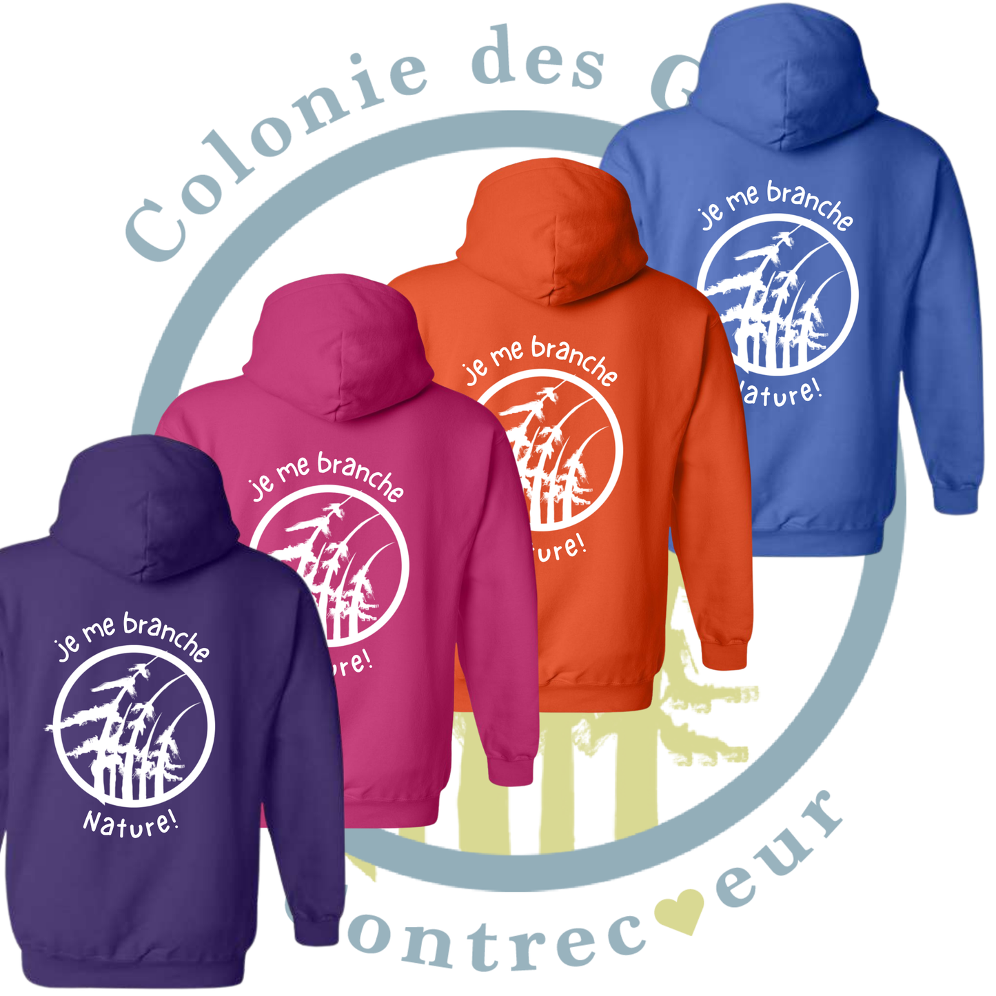 Hoodie à capuche junior - Colonie des Grèves de Contrecoeur