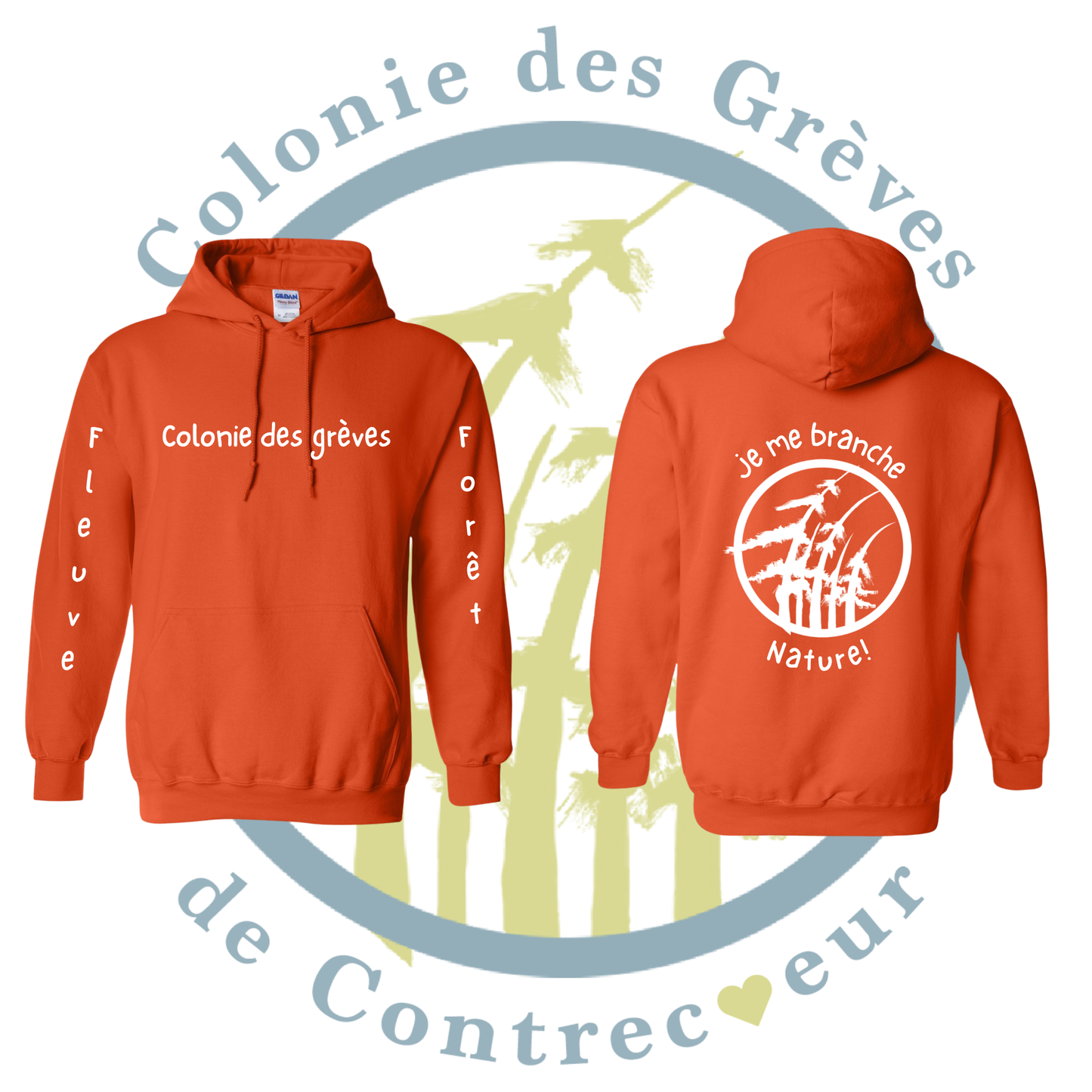 Hoodie à capuche junior - Colonie des Grèves de Contrecoeur