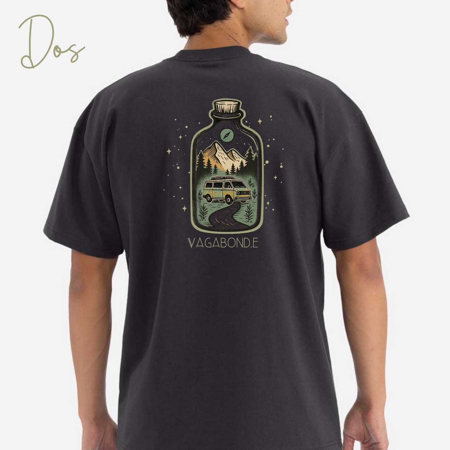 T-shirt "Perdu mais heureux" - Vagabond.e
