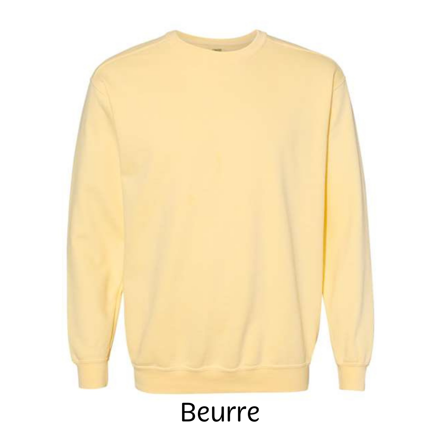 (Catalogue hommes/unisexe/femmes) Crewneck teinté - Comfort Colors