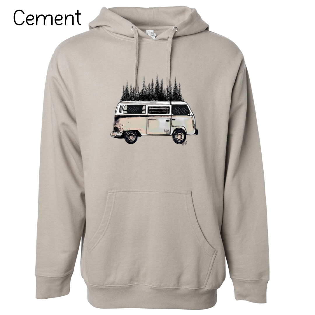 Hoodie Stefy Westfalia et sapins