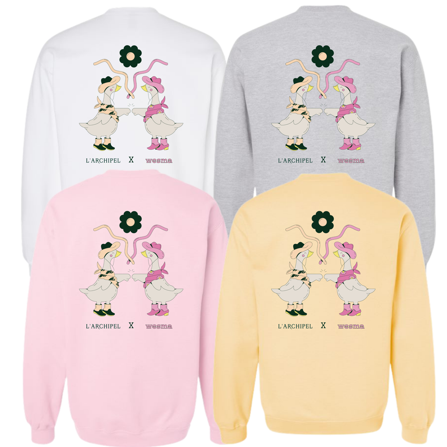 Crewneck unisexe - Domaine de l'Archipel | Fleurir ensemble