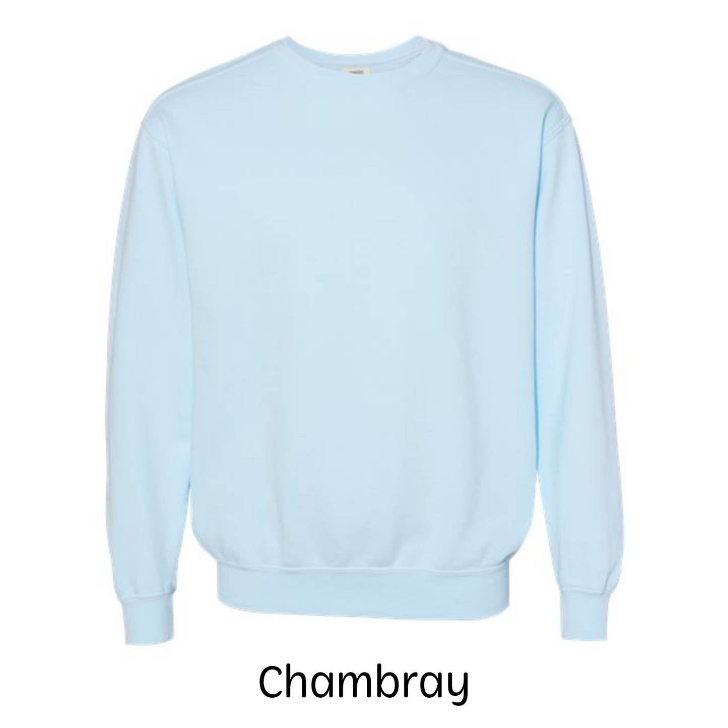 (Catalogue hommes/unisexe/femmes) Crewneck teinté - Comfort Colors