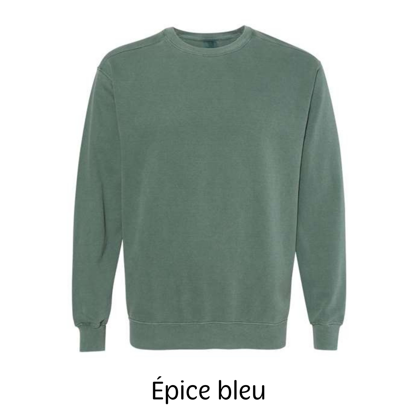 (Catalogue hommes/unisexe/femmes) Crewneck teinté - Comfort Colors