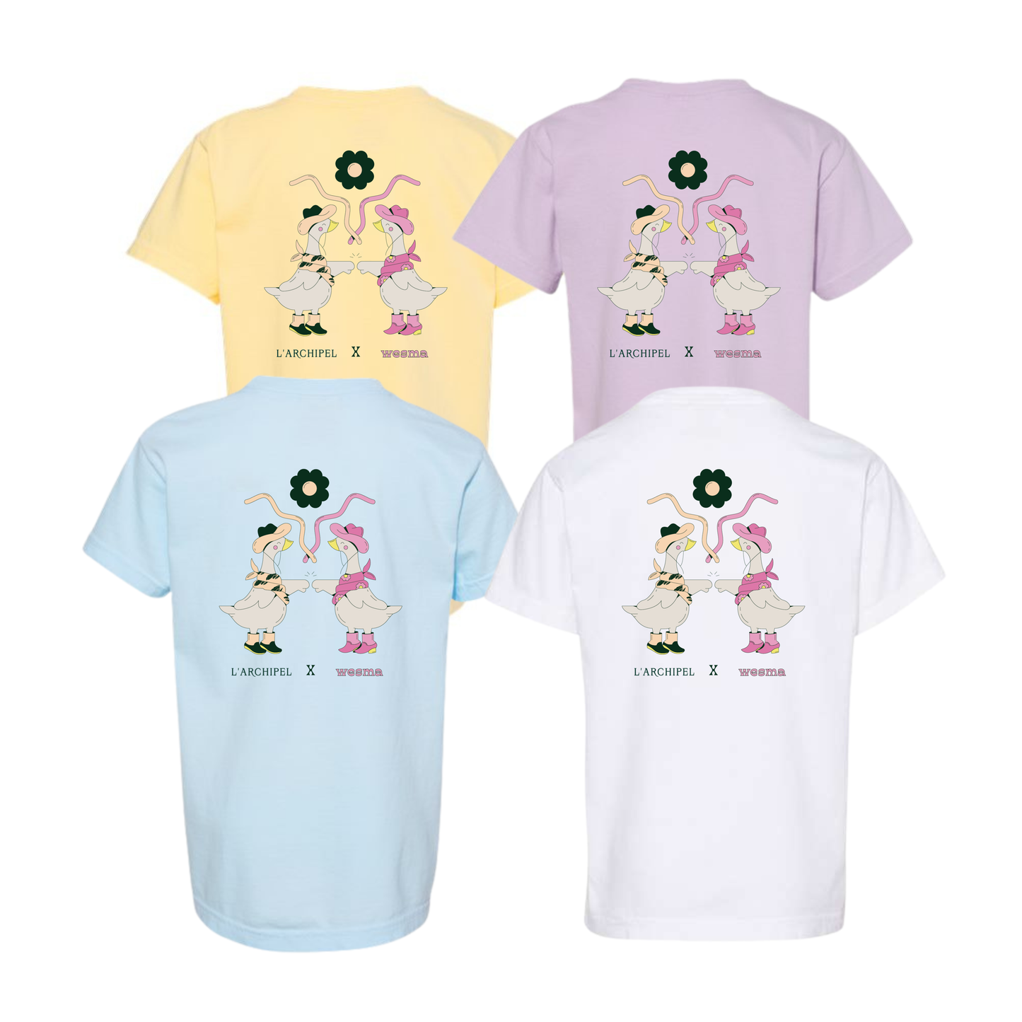 T-shirt junior - Domaine de l'Archipel | Fleurir ensemble