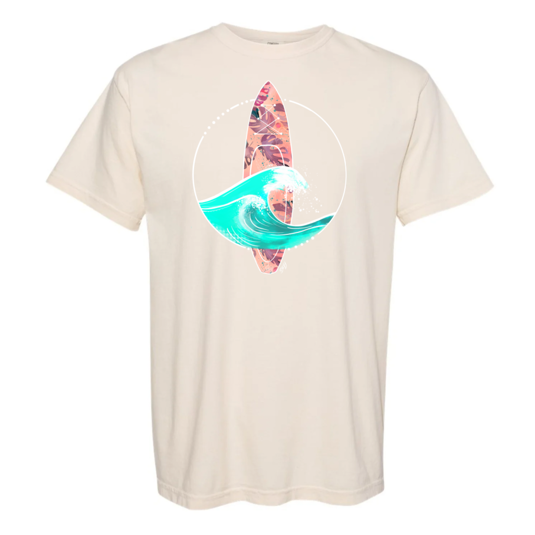 T-shirt Stefy paddleboard rose corail