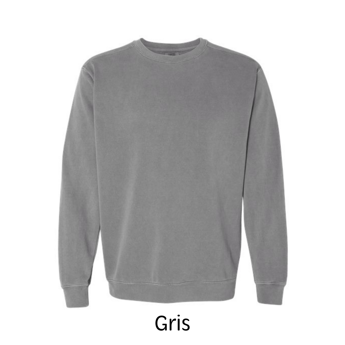 (Catalogue hommes/unisexe/femmes) Crewneck teinté - Comfort Colors