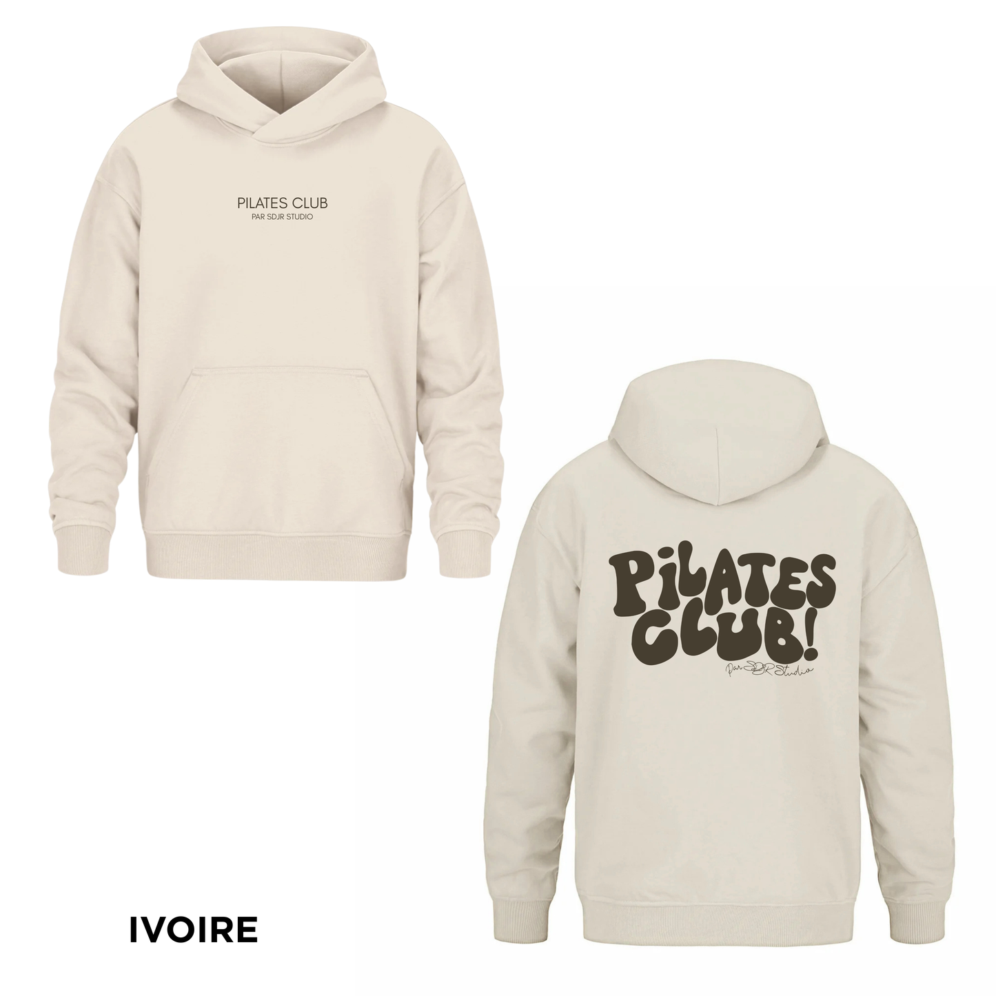 Hoodie adulte - Pilates Club par SDJR