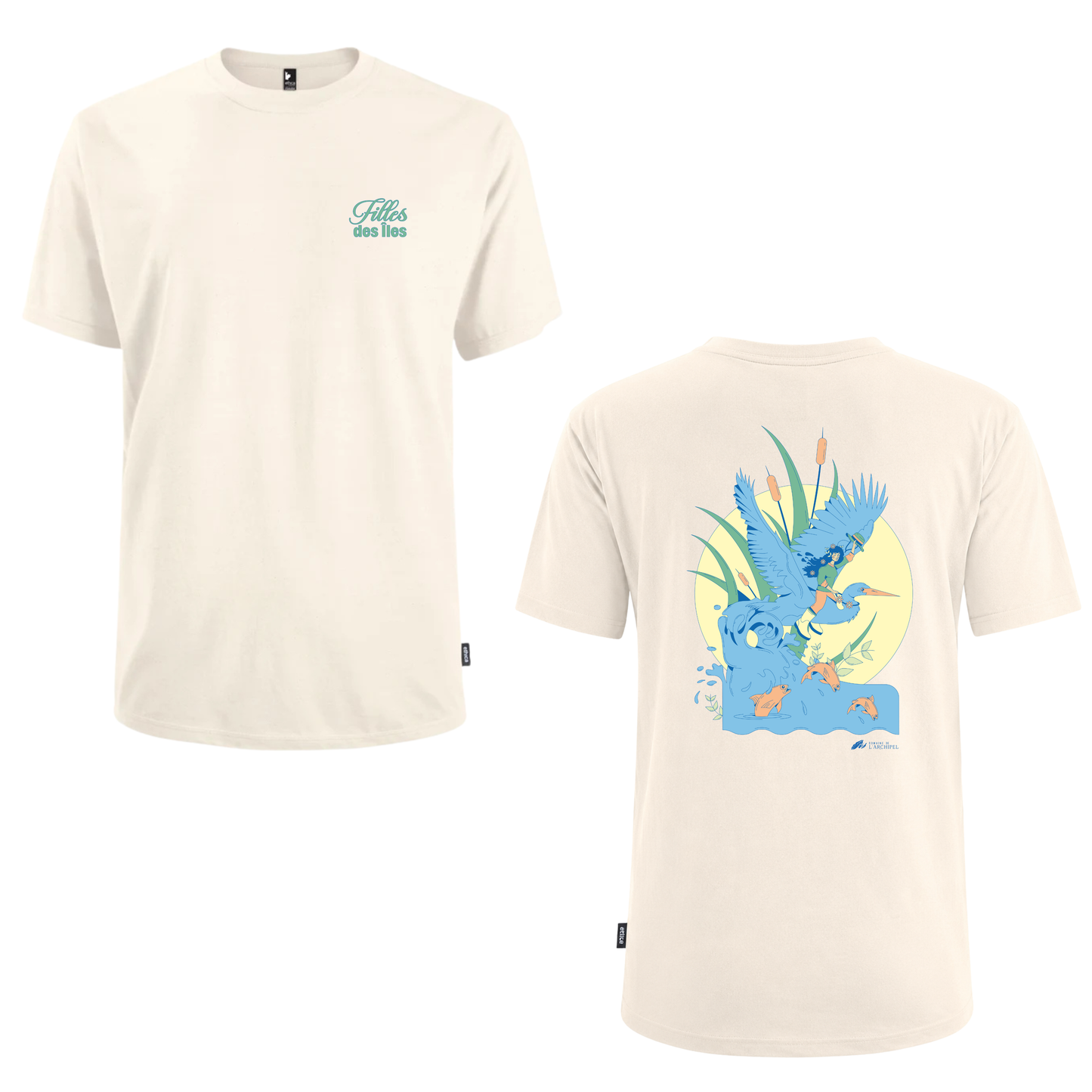 T-shirt unisexe fabriqué au Québec - Domaine de l'Archipel | Filles des îles