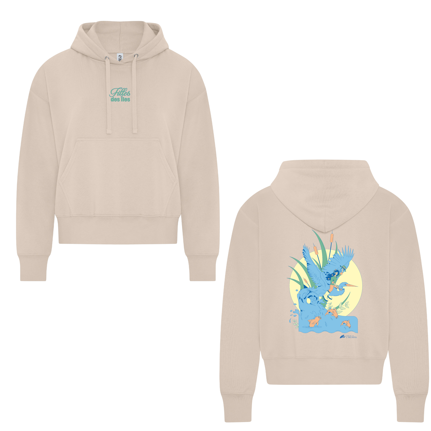 Hoodie femme - Domaine de l'Archipel | Filles des îles