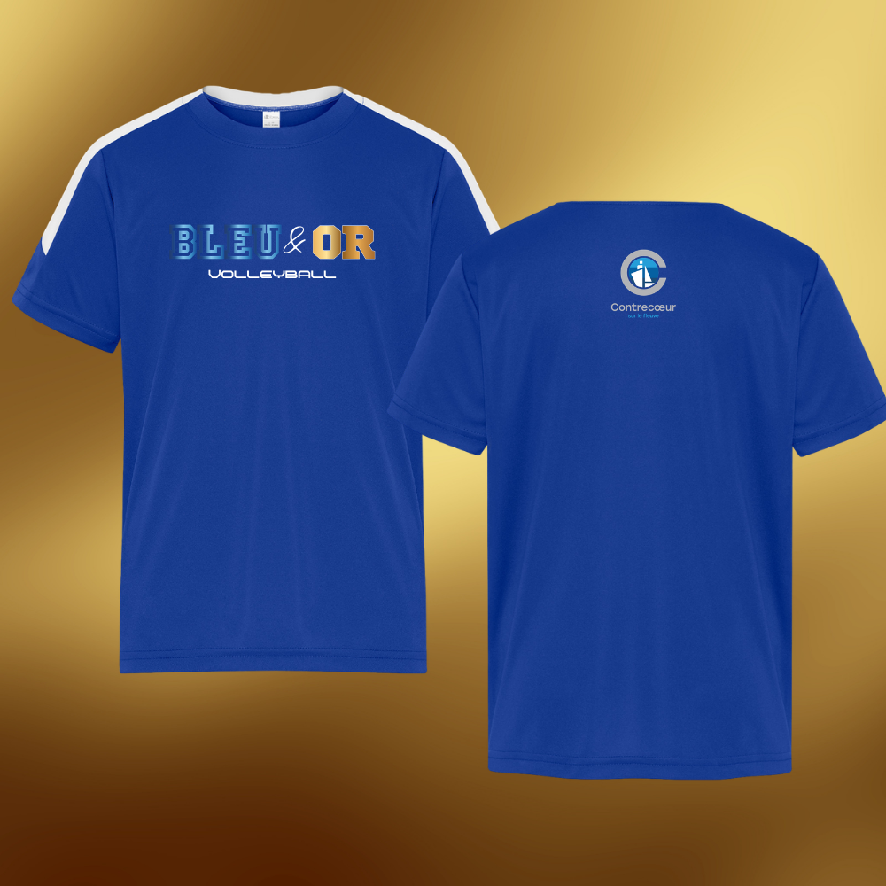 T-shirt Entraînement Bleu&Or 2026