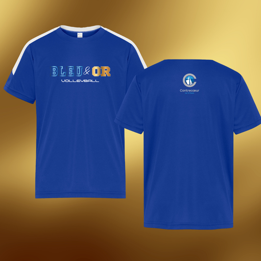 T-shirt Entraînement Bleu&Or 2026