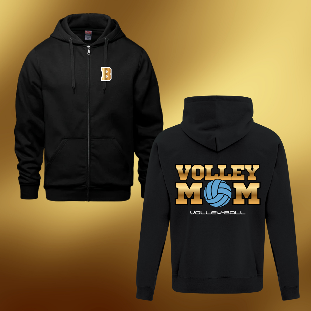 Veste à zip VOLLEYMOM|DAD Bleu&or 2026