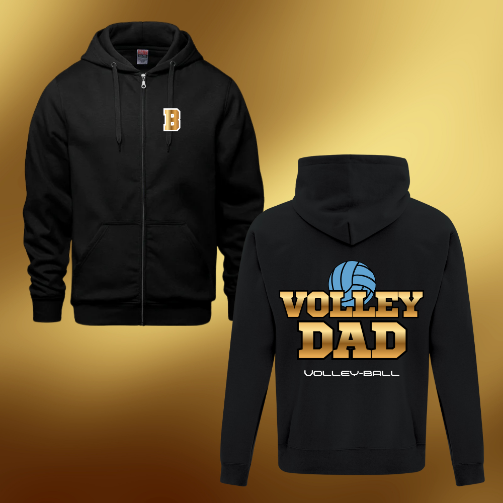 Veste à zip VOLLEYMOM|DAD Bleu&or 2026
