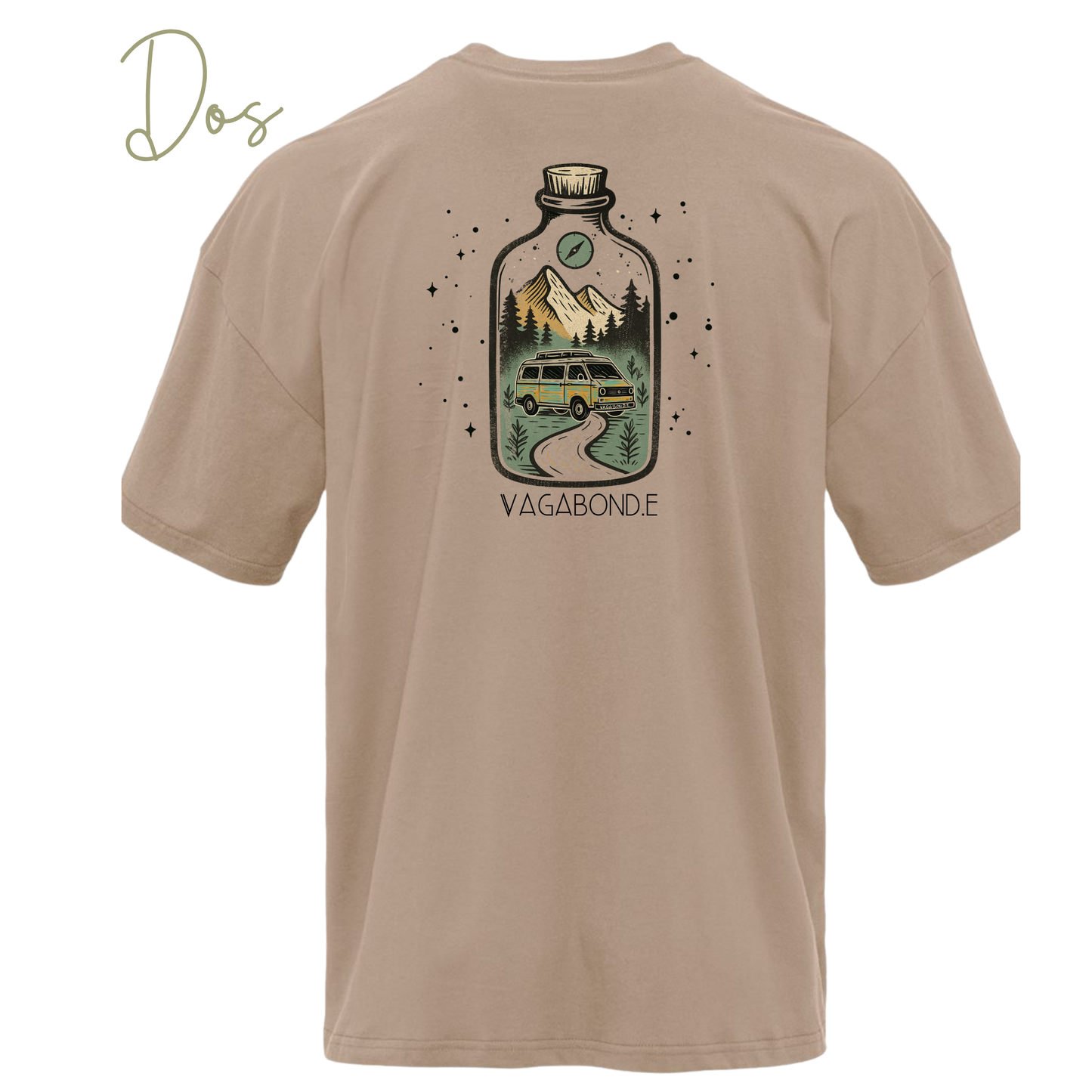 T-shirt "Perdu mais heureux" - Vagabond.e
