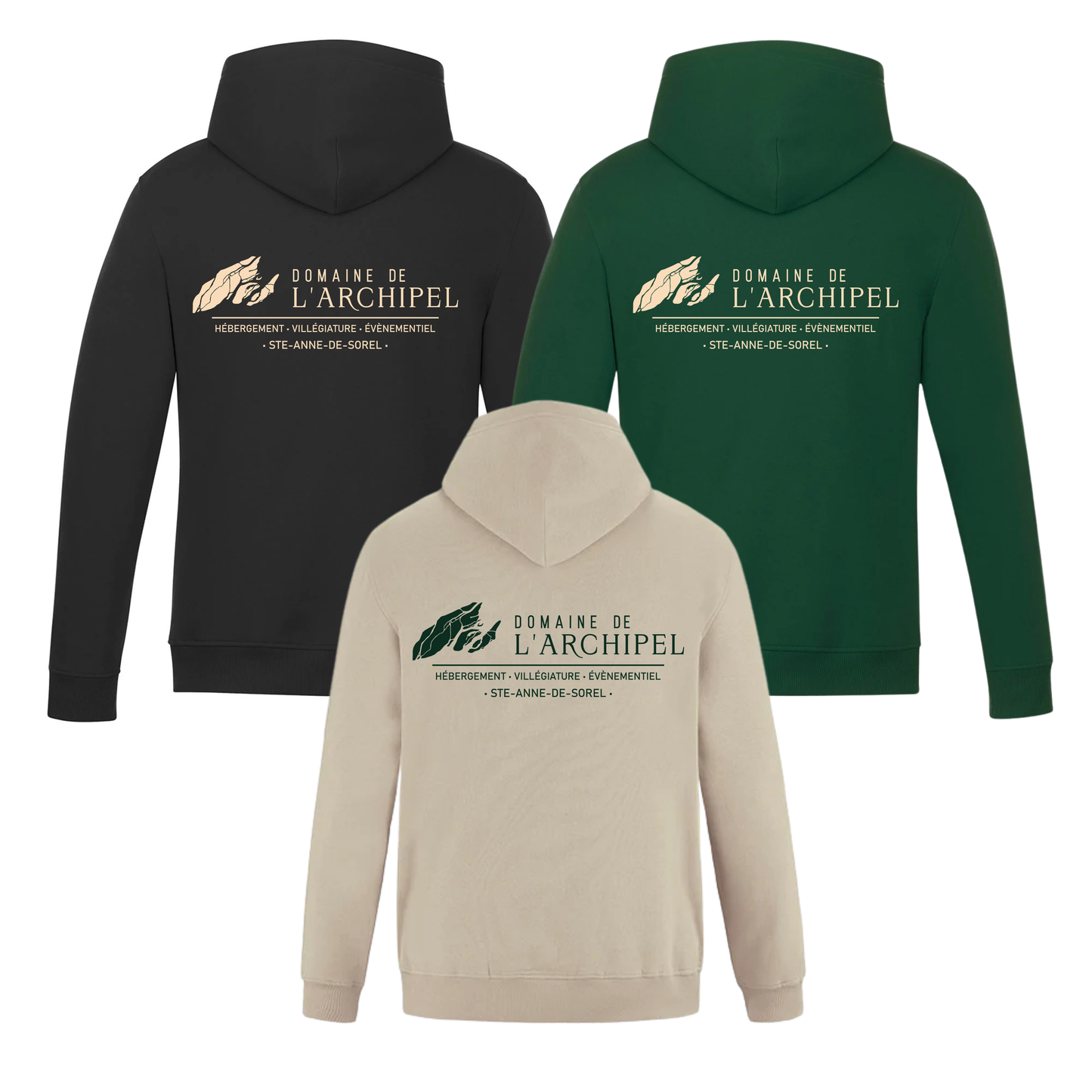 Hoodie unisexe - Domaine de l'Archipel