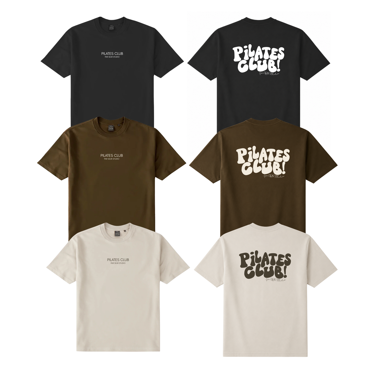 T-shirt adulte Pilates club par SDJR