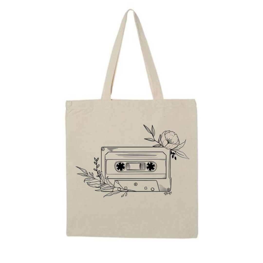 Sac fourre-tout cassette vintage Stefy