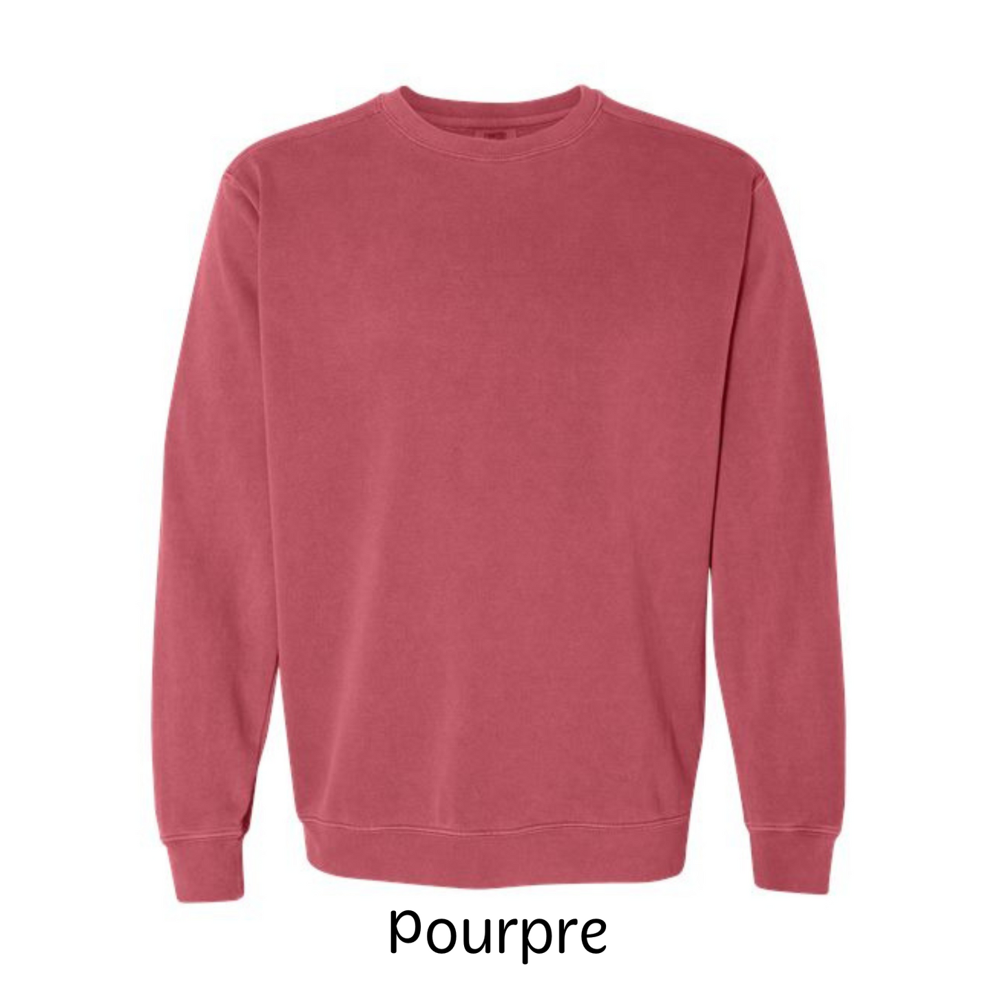 (Catalogue hommes/unisexe/femmes) Crewneck teinté - Comfort Colors