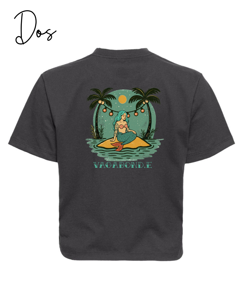 T-shirt crop top "Aloha" - Vagabond.e