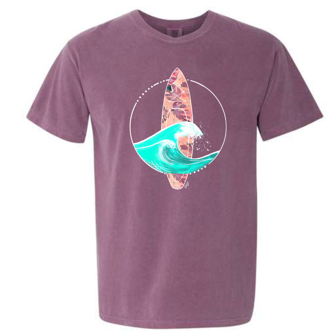 T-shirt Stefy paddleboard rose corail