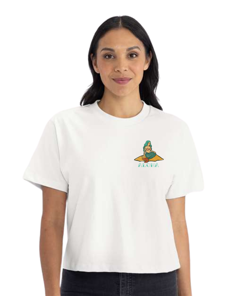 T-shirt crop top "Aloha" - Vagabond.e