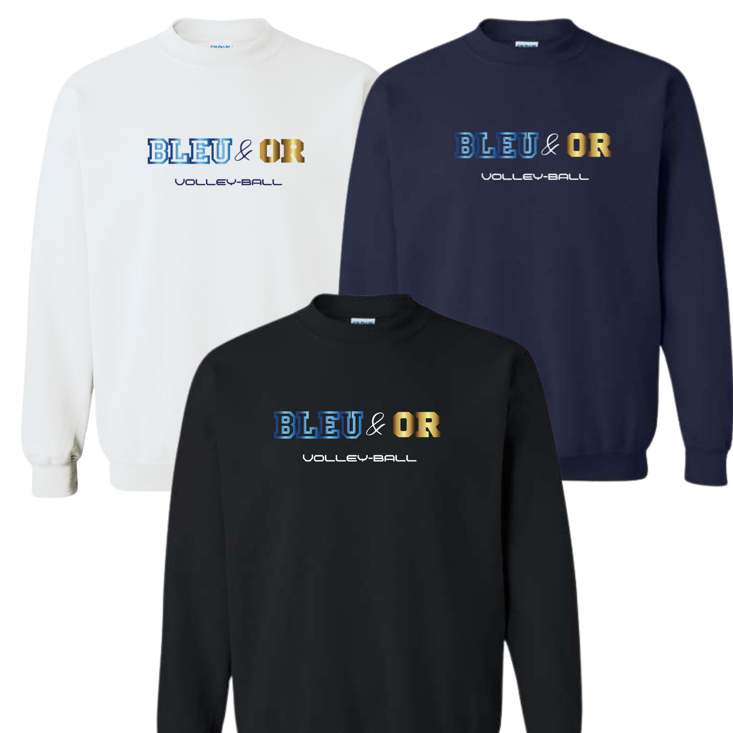 Crewneck Bleu&Or
