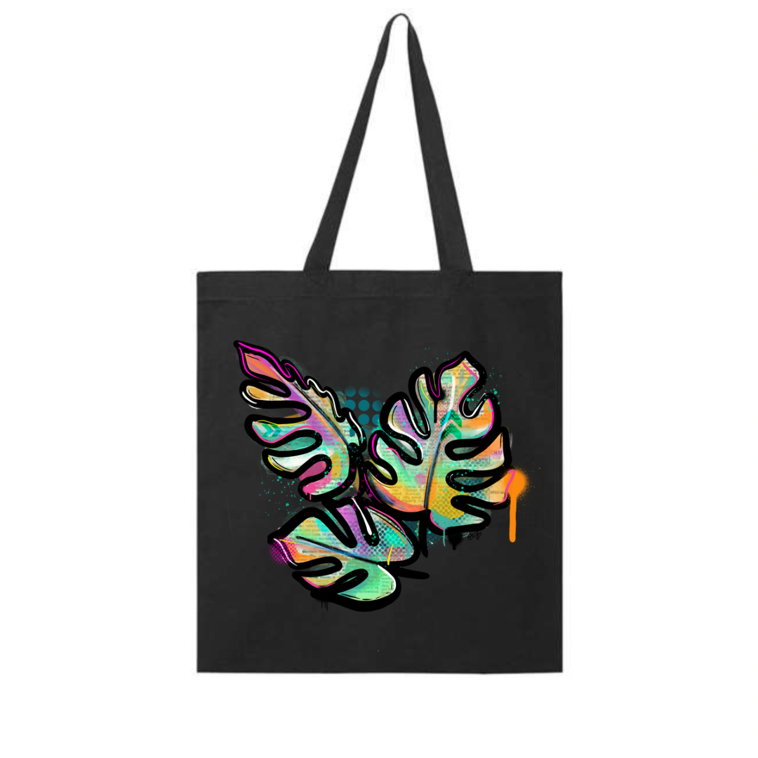 Sac fourre-tout graffiti de monstera Stefy