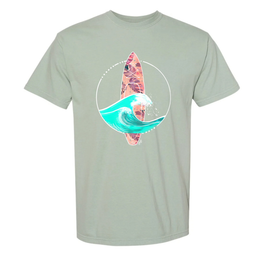 T-shirt Stefy paddleboard rose corail