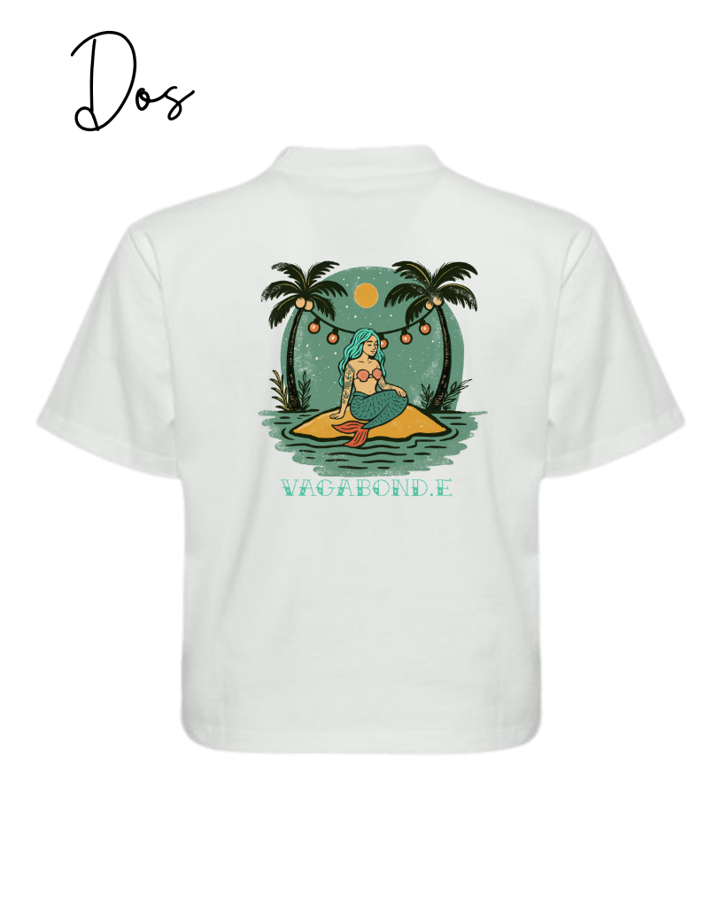 T-shirt crop top "Aloha" - Vagabond.e