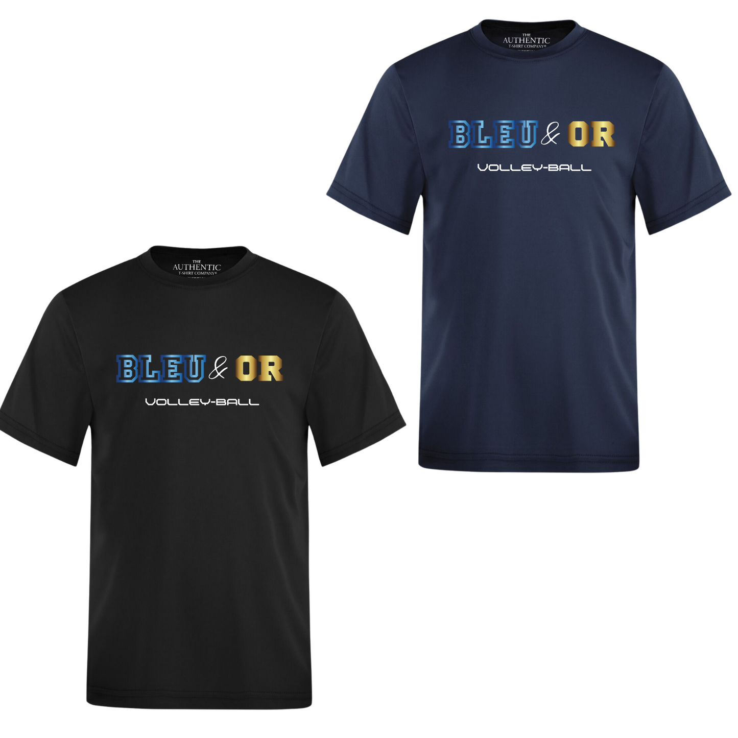 T-shirt - Entraînement Bleu&Or _ Adulte