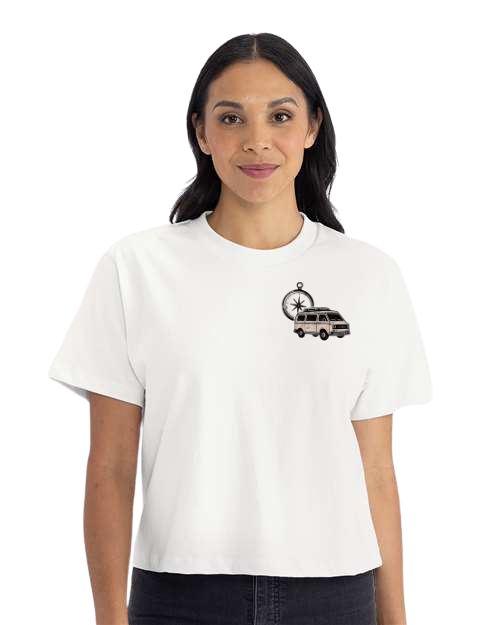 T-shirt crop top "Vie de Van" - Vagabond.e
