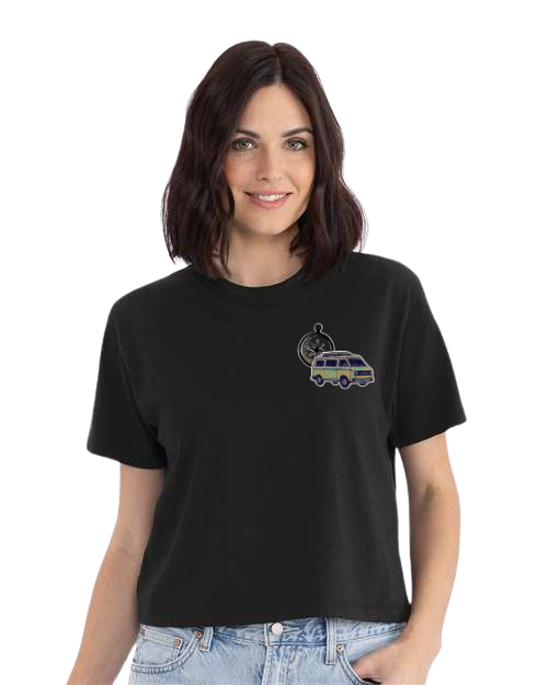 T-shirt crop top "Vie de Van" - Vagabond.e