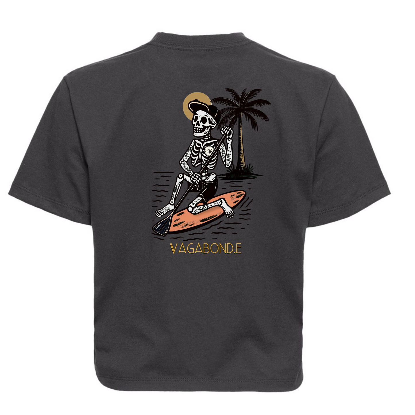 T-shirt crop top "J'rame donc je suis" - Vagabond.e