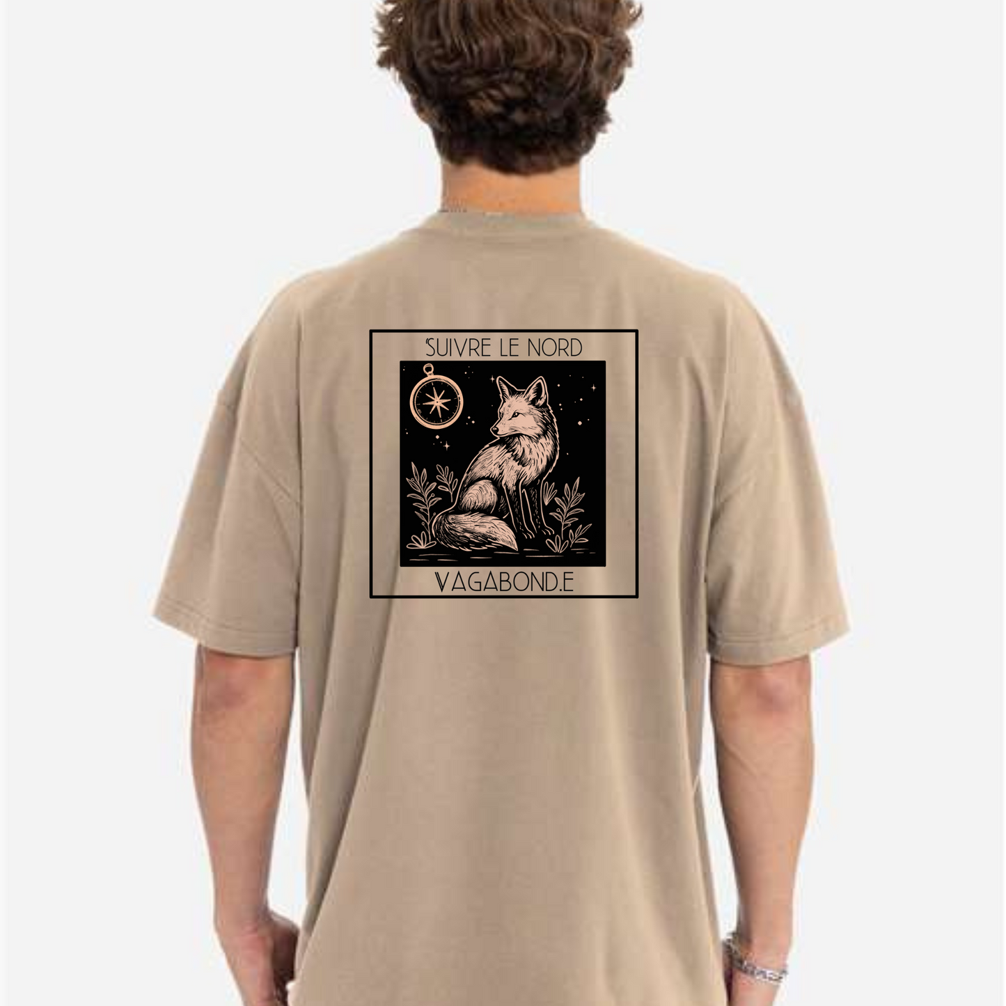T-shirt "suivre le nord" - Vagabond.e