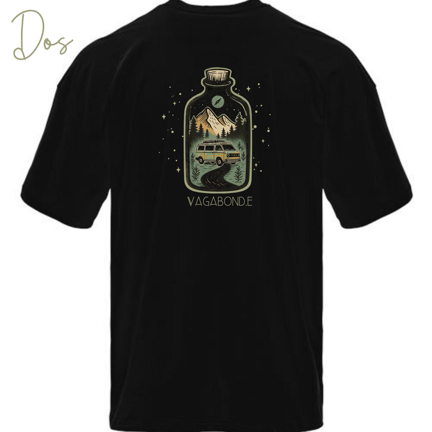 T-shirt "Perdu mais heureux" - Vagabond.e