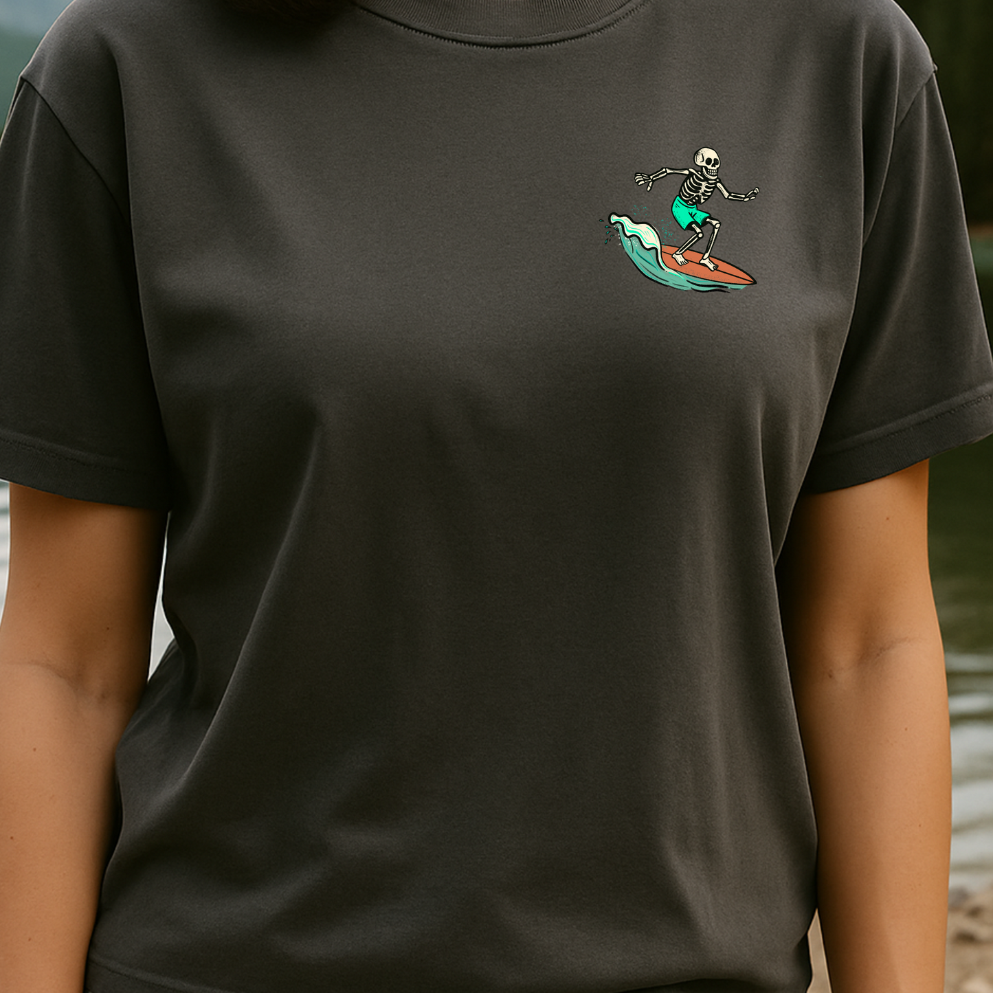 T-shirt crop top "Pas la mer à boire" - Vagabond.e
