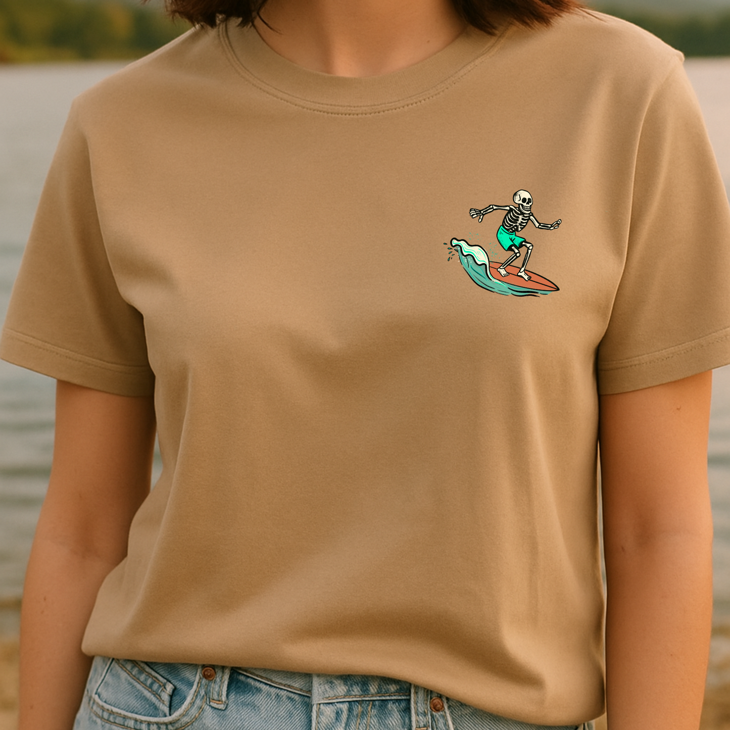 T-shirt crop top "Pas la mer à boire" - Vagabond.e