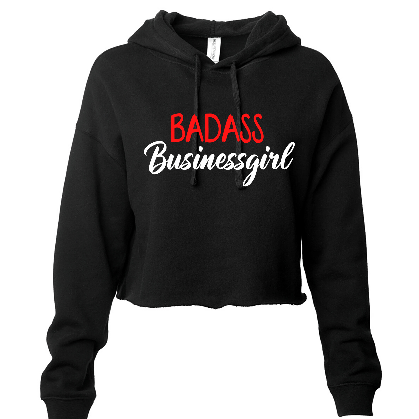 Crop top hoodie BADASS BUSINESSGIRL